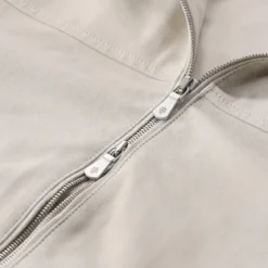 Eleventy Jacke aus Veloursleder beige Lederjacke