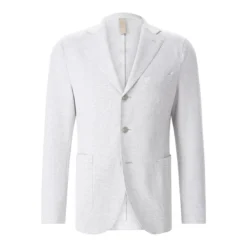 Eleventy Sakko mit Muster grau Anzugjacke