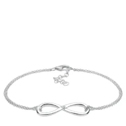 Elli Armband Infinity Ewig Diamant (0.03 ct.) 925 Silbe silber Armband