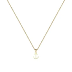 Elli Halskette Anker Heimatsymbol 585 Gelbgold gold Mittellange Halskette
