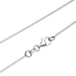 Elli Halskette Herz Liebe Diamant (0.03 ct.) 925 Silber weiss Mittellange Halskette