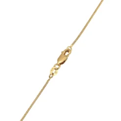 Elli Halskette Panzerkette Basic Klassik 375er Gelbgold gold Kurze Halskette