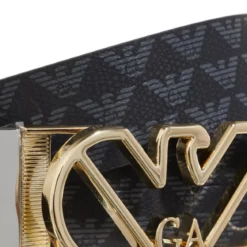 Emporio Armani Women'S Tongue Black Ledergürtel