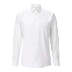 Eton Slim-Fit Twillhemd Weiß Hemd
