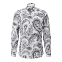 Etro Hemd mit Paisley-Muster grau Hemd