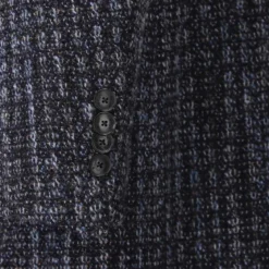 Etro Mantel aus Wolle blau Wollmantel