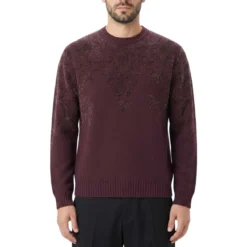 Etro Pullover aus Woll-Mix lila Pullover