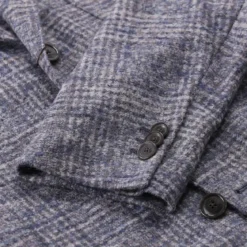 Etro Sakko aus Alpaka-Mix blau Anzugjacke