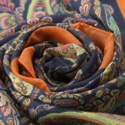Etro Schal aus Kaschmir-Mix blau Leichter Schal