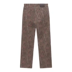Etro Straight-Fit Jeans mit Paisley Muster braun Hose