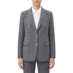 Fabiana Filippi Blazer aus Wolle blau Blazer