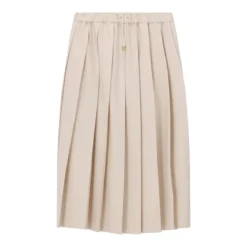 Fabiana Filippi Plissierter Midirock beige Midirock