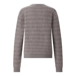 Fabiana Filippi Pullover aus Wolle-Alpaka-Mix grau Pullover