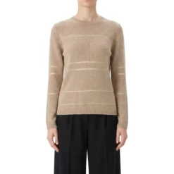 Fabiana Filippi Pullover aus Woll-Mix beige Pullover