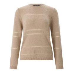 Fabiana Filippi Pullover aus Woll-Mix beige Pullover
