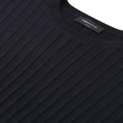 Fabiana Filippi Strickpullover mit Seide & Kaschmir dunkelblau