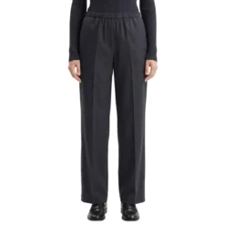 Fabiana Filippi Weite Stoffhose Trevi dunkelblau Stoffhose