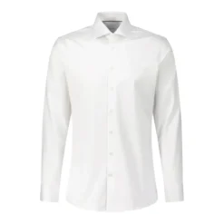 fakts Slim-Fit Hemd aus Baumwolle weiß Hemd