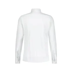 fakts Slim-Fit Hemd aus Jersey Weiß Hemd