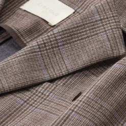 fashion Blazer aus Baumwoll-Mix braun Blazer