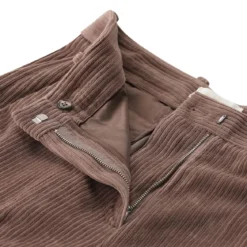 fashion Cordhose aus Baumwoll-Mix braun Cordhose