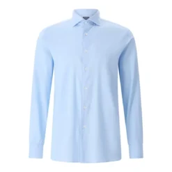 Fedeli Hemd aus Baumwolle blau Hemd