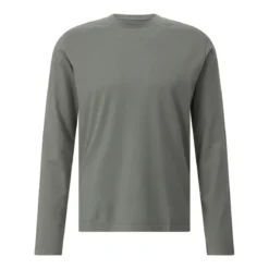 Fedeli Langarmshirt aus Baumwolle Grün Longsleeve