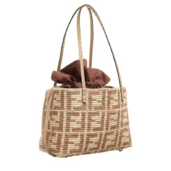 Fendi ShoppingRoll Paglia Bag Shopper