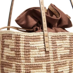 Fendi ShoppingRoll Paglia Bag Shopper