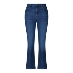 FRAME Bootcut Jeans The Reboot Crop Blau Bootcut-Jeans