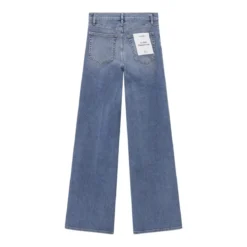 FRAME Jeans Le Slim Palazzo Long blau Wide Leg Jeans