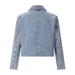 FRAME Kurze Jeansjacke blau Übergangsjacke