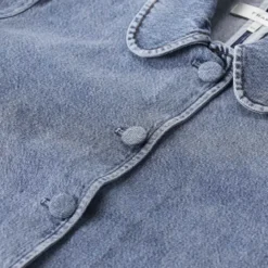FRAME Kurze Jeansjacke blau Übergangsjacke