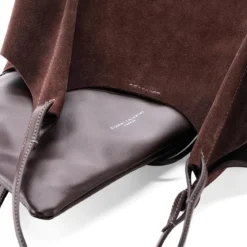 Gianni Chiarini Tasche Dua aus Veloursleder braun Schultertasche