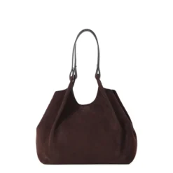 Gianni Chiarini Tasche Dua aus Veloursleder braun Schultertasche