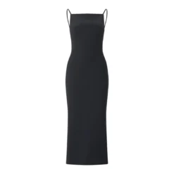 Givenchy Draped Detail Midi Dress With Fitted Silhouette Black Minikleid