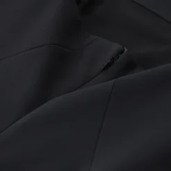 Givenchy Draped Detail Midi Dress With Fitted Silhouette Black Minikleid