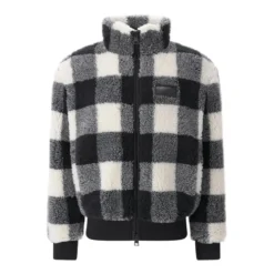 Givenchy Jacke aus Teddyfell grau Übergangsjacke