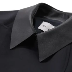 Givenchy Jacke mit Lederkragen dunkelblau Übergangsjacke