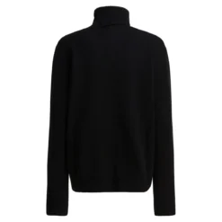 Givenchy Paris 1952" Turtleneck Sweater Black Rollkragenpullover