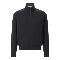 Givenchy Sweatjacke mit Fischgrätenmuster schwarz Strickjacke