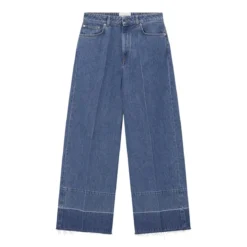 Givenchy Wide-Leg Jeans mit Fransen blau Jeans