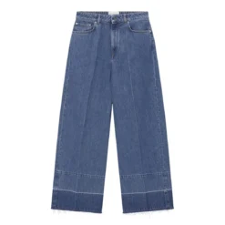 Givenchy Wide-Leg Jeans mit Fransen blau Jeans