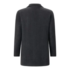 GMS-75 Wollmantel mit Pelzfutter blau Wollmantel