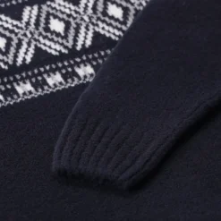 Gran Sasso Pullover aus Schurwolle-Mix braun Rollkragenpullover