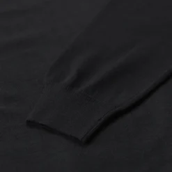 Gran Sasso Rollkragenpullover aus Schurwolle schwarz Rollkragenpullover