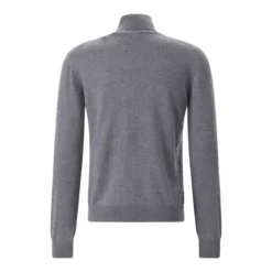 Gran Sasso Rollkragen-Pullover aus Schurwolle grau Rollkragenpullover