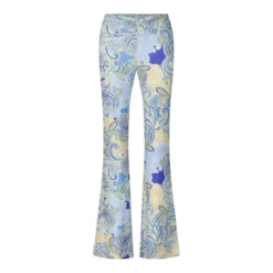 Hale Bob Hose Opal mit Paisley-Muster Hellblau Hose