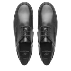 Heinrich Dinkelacker Bootsschuh Miami Plain BC schwarz Bootsschuhe