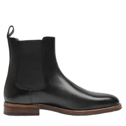 Heinrich Dinkelacker Chelsea Boots Luzern Plain BC schwarz Chelsea Boots